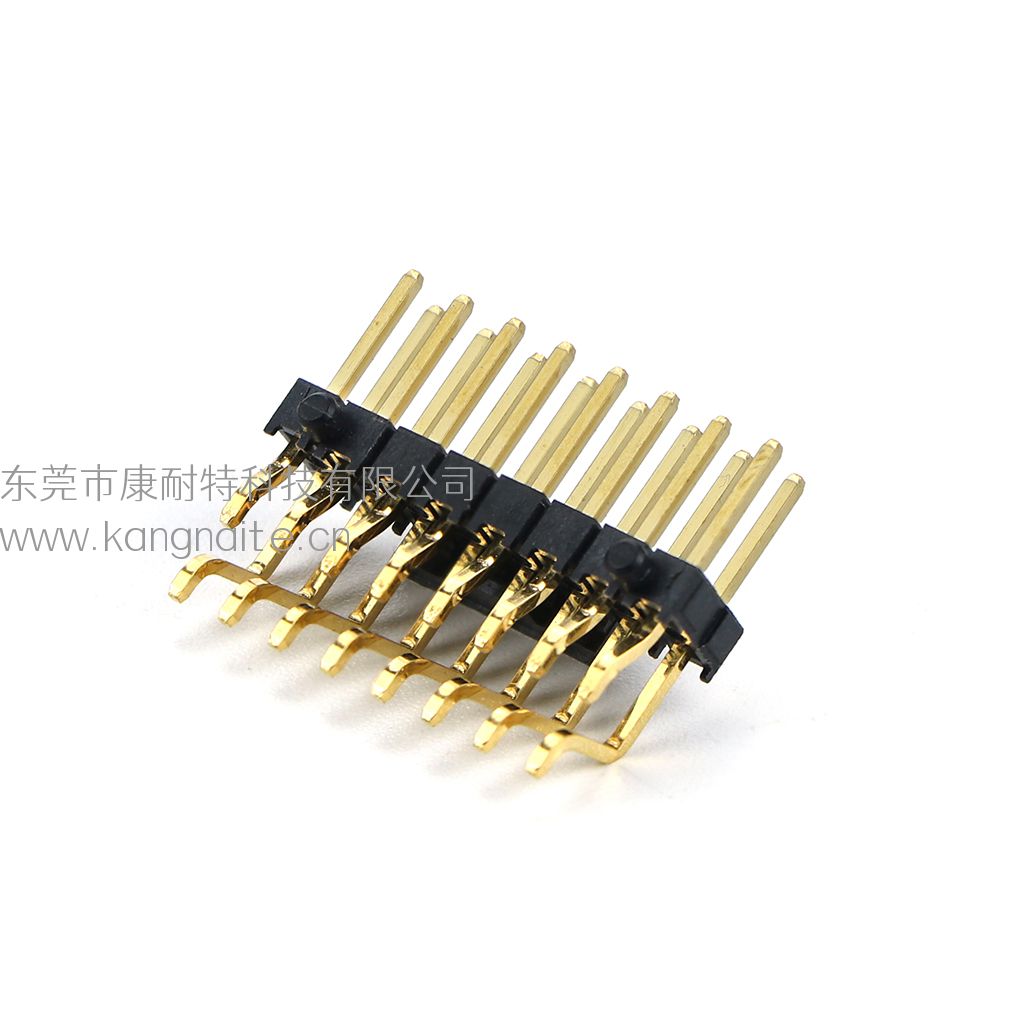 2.54双排卧贴-带柱