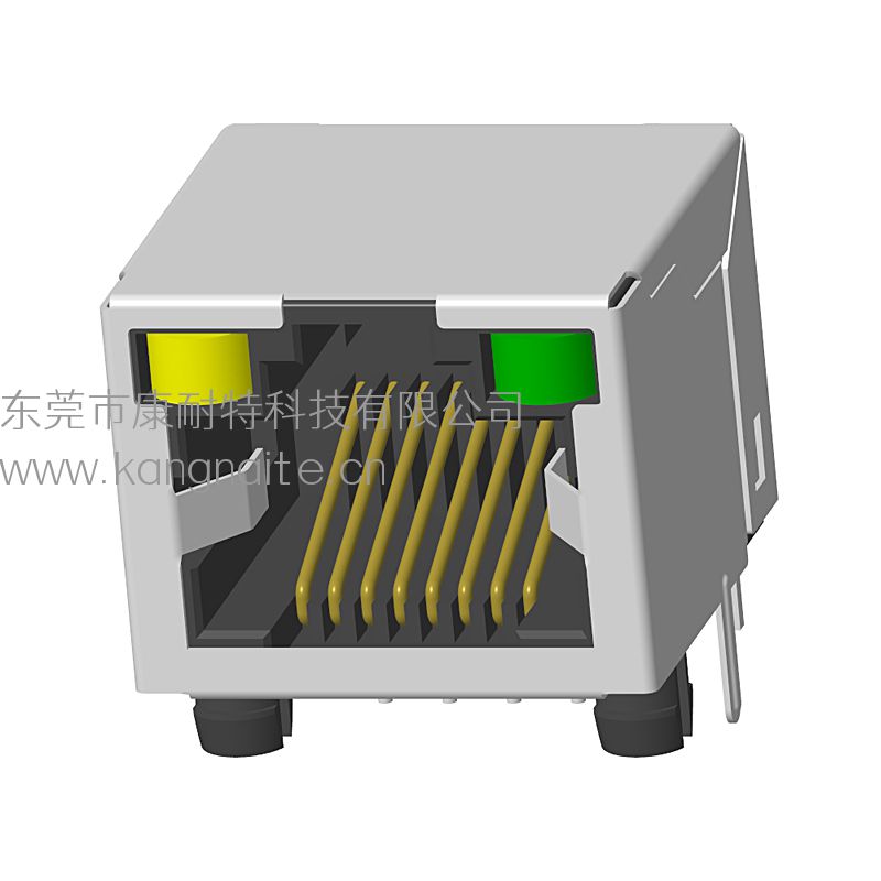 RJ45直通 56带屏蔽带灯